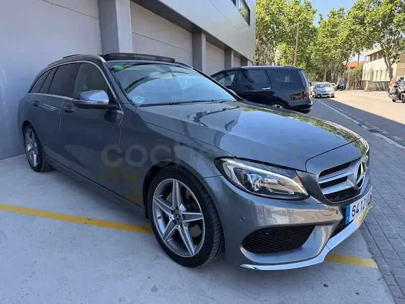 Usado Mercedes C220 170 CV (125 kW) 2017 Gris / plata Familiar