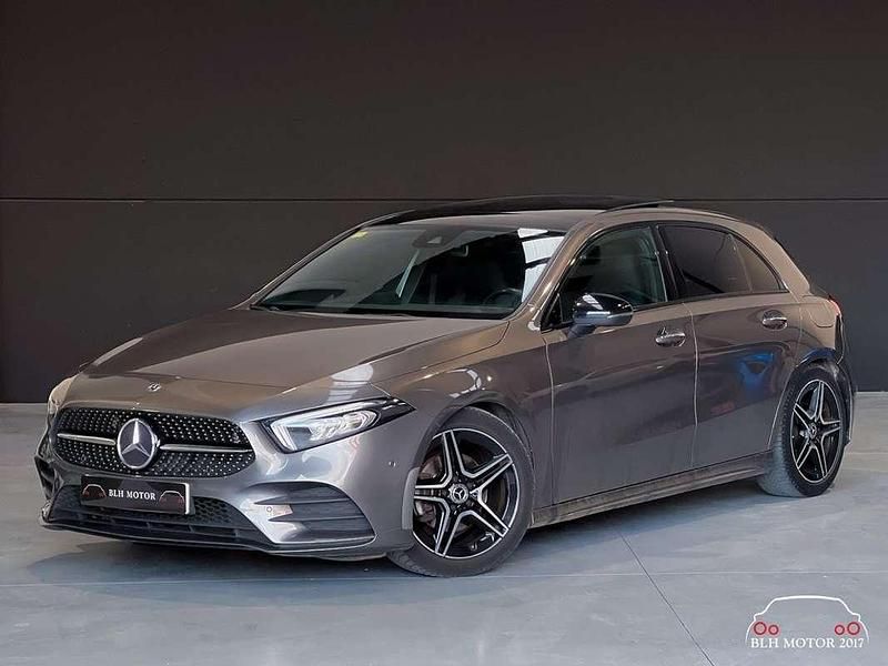 Usado Mercedes A180 116 CV (85 kW) 2018 Gris Utilitario