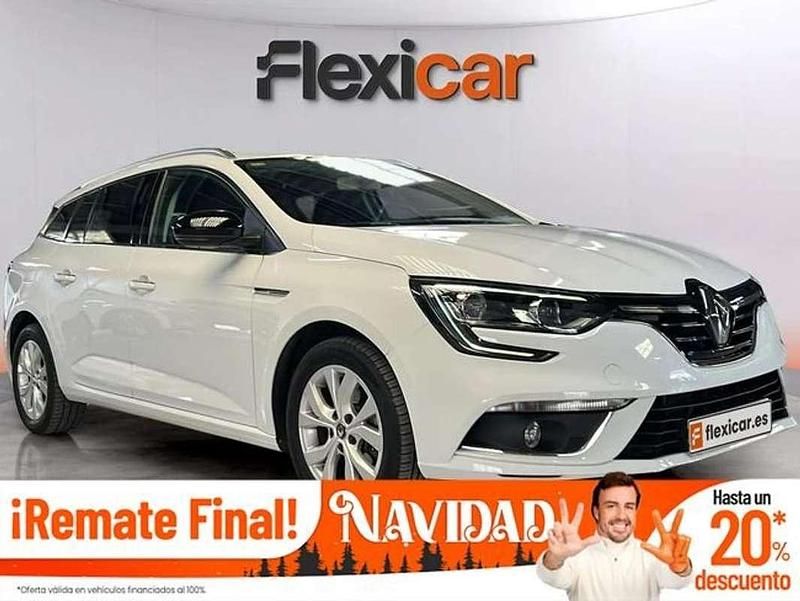Blanco Usado 2018 Renault Mégane GrandTour LIMITED Familiar | 10.290 € (Super precio) - Imagen 1/4