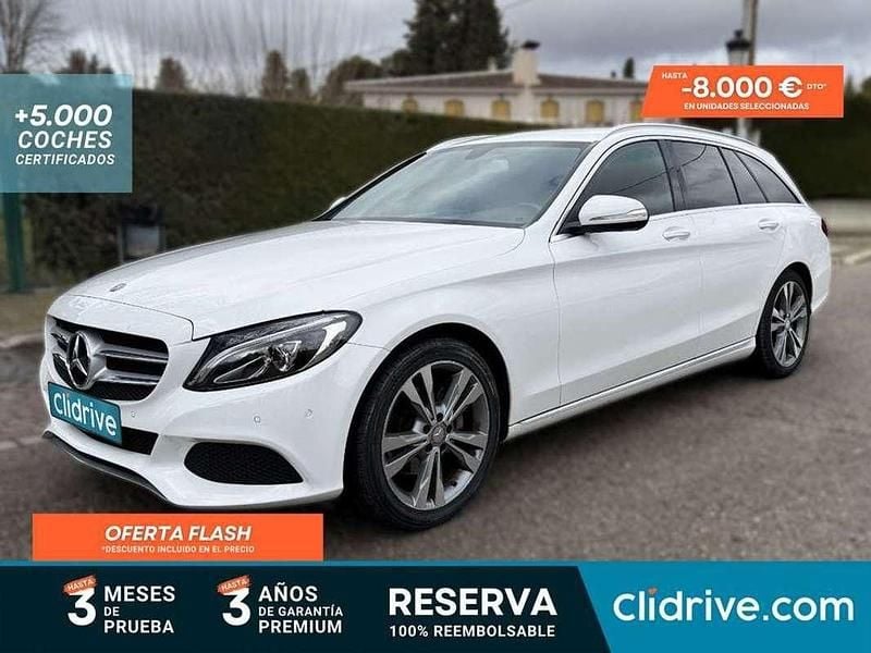 Usado Mercedes C220 Avantgarde 170 CV (125 kW) 2015 Blanco Familiar