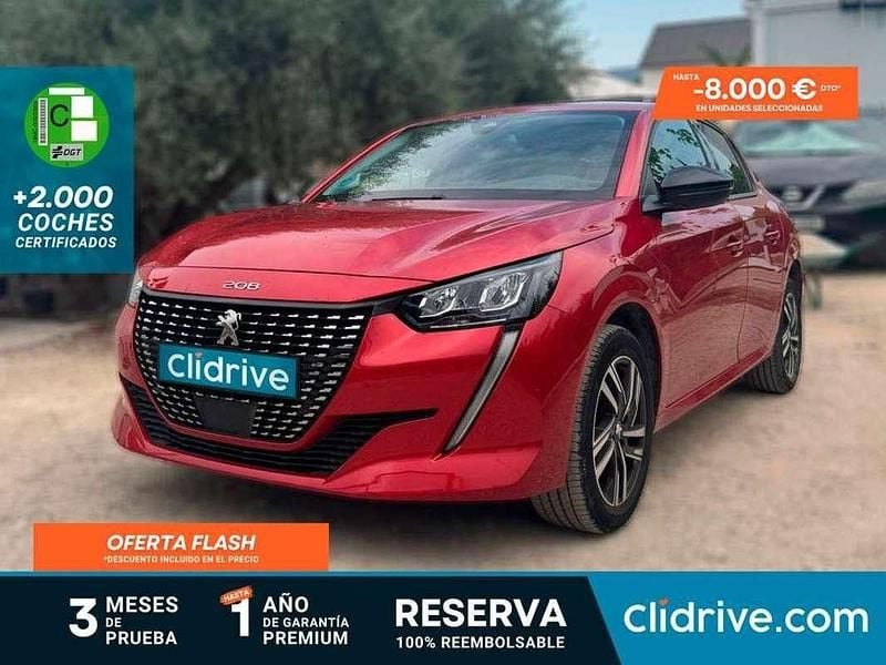 Rojo Usado 2022 Peugeot 208 Allure Utilitario | 12.590 € (Precio justo) - Imagen 1/3
