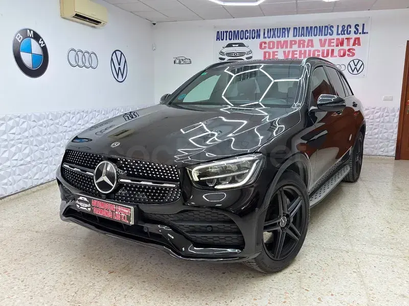 Usado Mercedes GLC220 194 CV (142 kW) 2020 Negro SUV