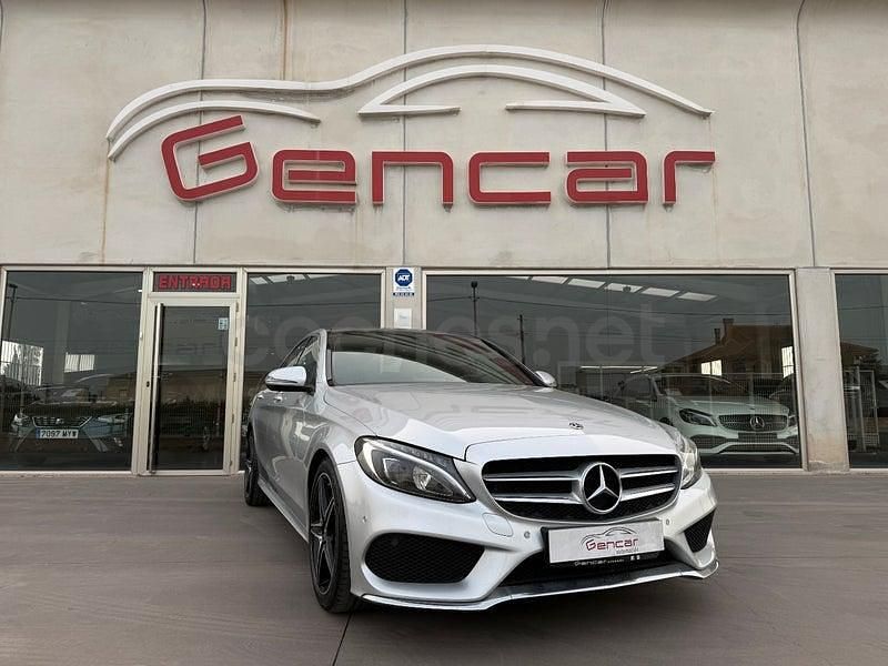 Usado Mercedes C200 136 CV (100 kW) 2018 Gris / plata Berlina