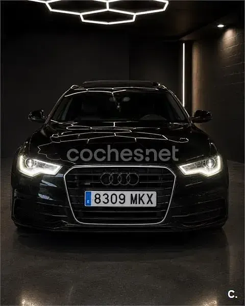 Usado Audi A6 S-Line 204 CV (150 kW) 2013 Negro Familiar