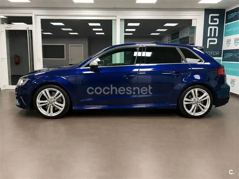Usado Audi S3 300 CV (220 kW) 2014 Azul Berlina