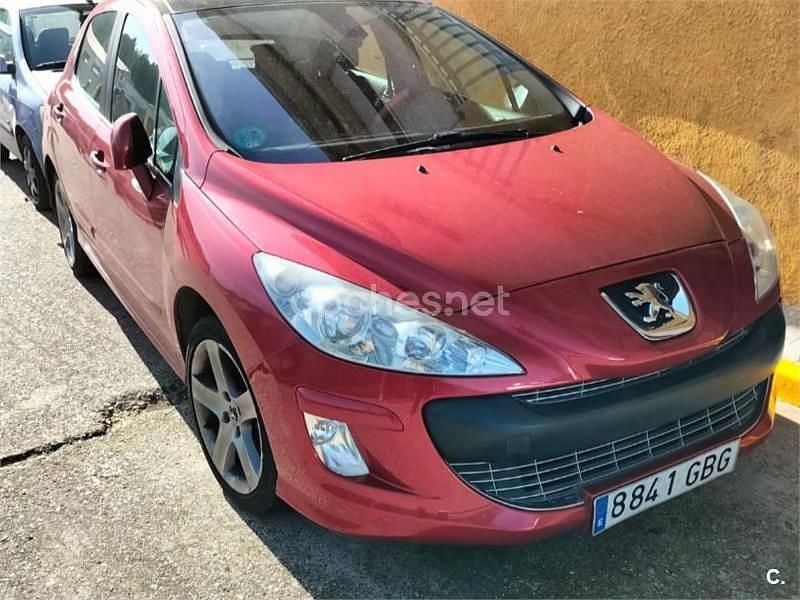 Rojo Usado 2008 Peugeot 308 Premium Berlina | 4200 € (Precio justo) - Imagen 1/4