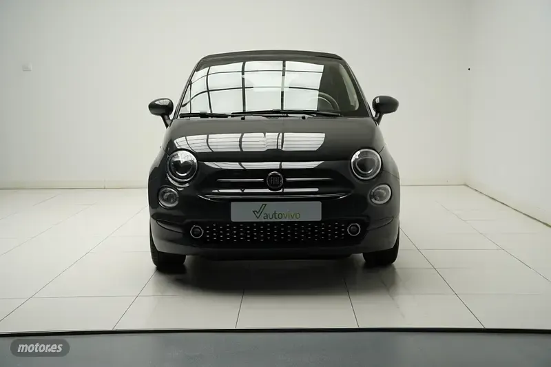 Usado Fiat 500C Lounge 69 CV (50 kW) 2019 Gris Descapotable