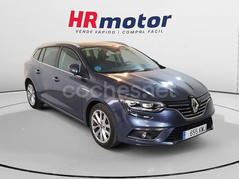 Gris / plata Usado 2018 Renault Mégane GrandTour Zen Familiar | 13.490 € (Precio justo) - Imagen 1/4