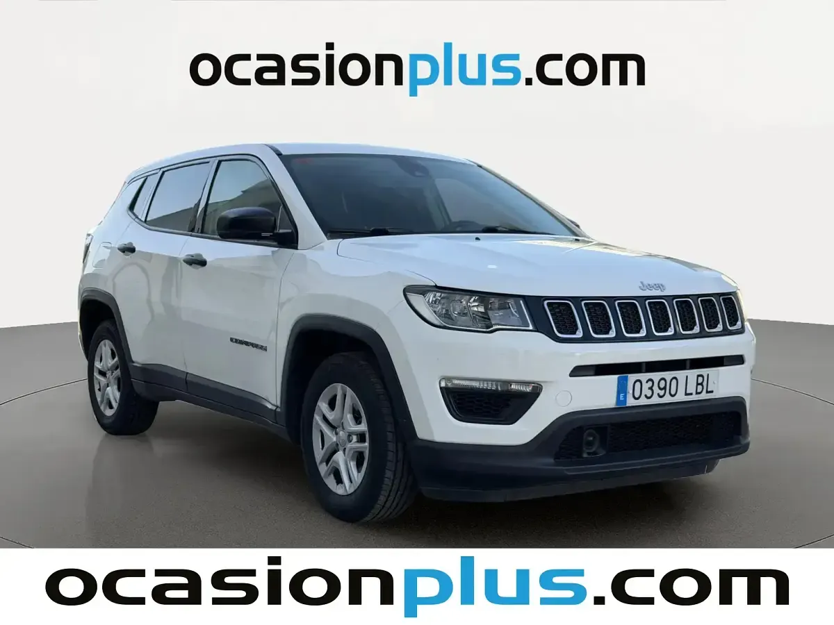 Usado Jeep Compass Sport 140 CV (102 kW) 2019 Blanco SUV