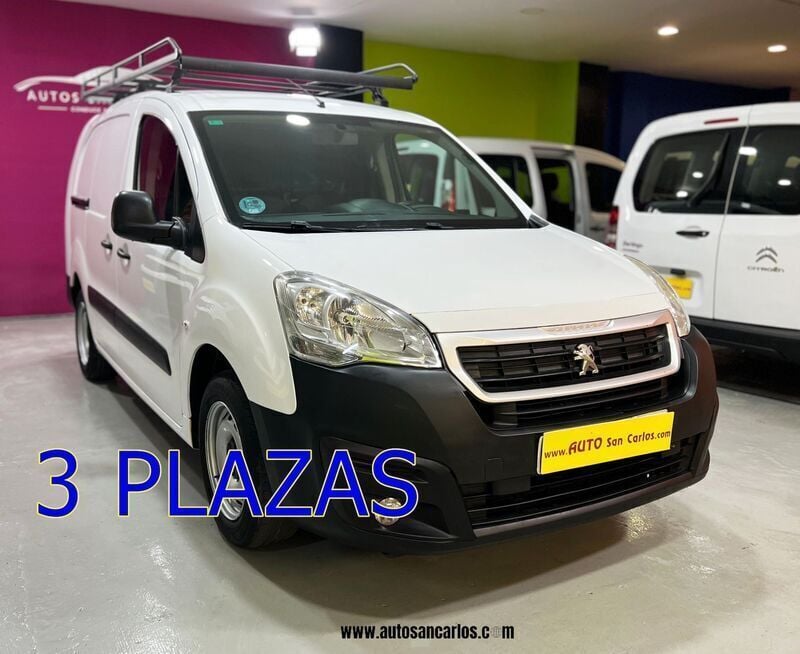Blanco Usado 2018 Peugeot Partner Monovolumen | 11.480 € (Caro) - Imagen 1/4