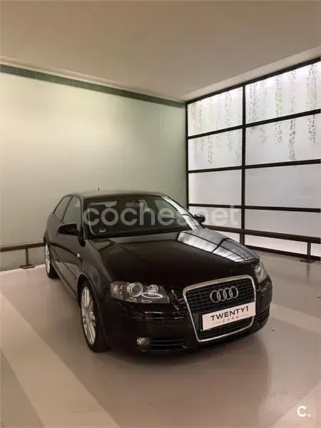 Usado Audi A3 Ambition 160 CV (117 kW) 2007 Negro Utilitario