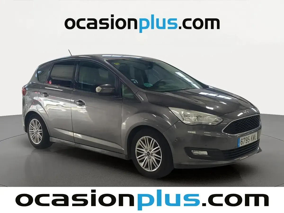 Usado Ford C-MAX Titanium 125 CV (91 kW) 2018 Gris Monovolumen