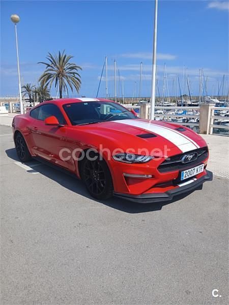 Rojo Usado 2019 Ford Mustang Fastback Coupe | 31.400 € (Super precio) - Imagen 1/4