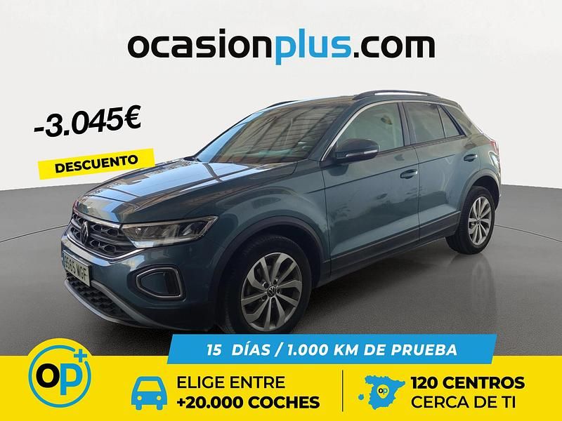 Azul Usado 2023 VW T-Roc Life SUV | 21.950 € (Precio justo) - Imagen 1/4