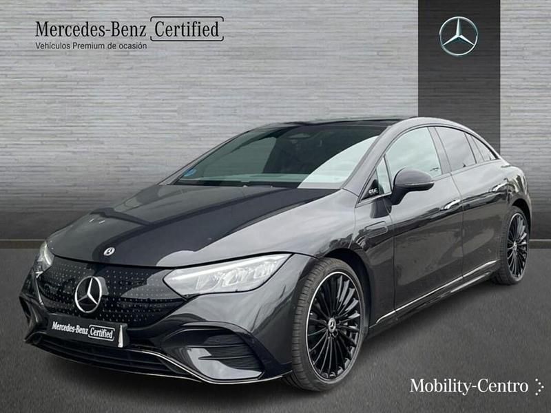Gris grafito metalizado Usado 2023 Mercedes EQE350 AMG line Berlina | 45.900 € (Super precio) - Imagen 1/4