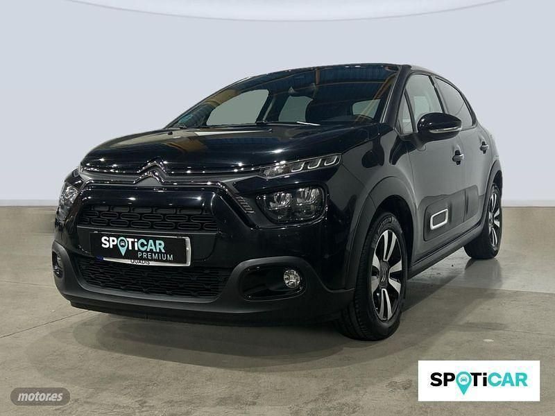 Negro Usado 2024 Citroën C3 PureTech | 14.900 € (Precio justo) - Imagen 1/4