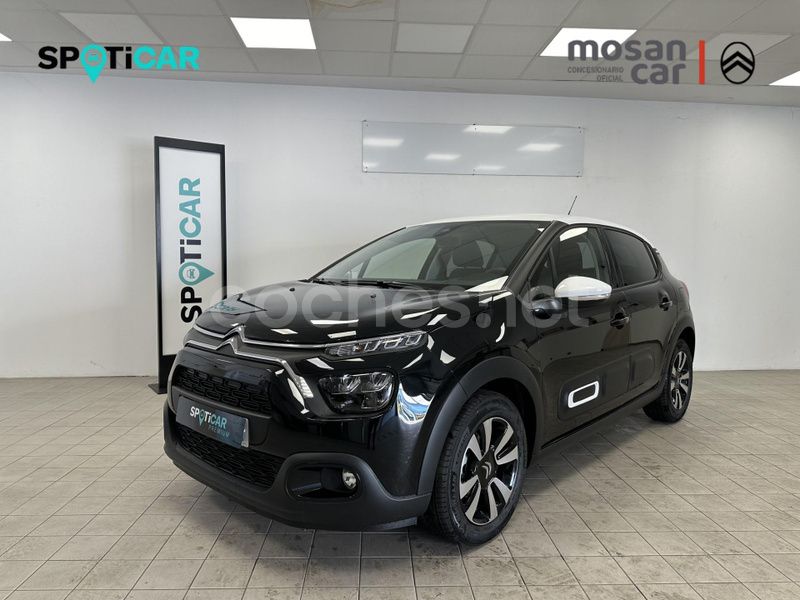 Negro Usado 2023 Citroën C3 PureTech Utilitario | 12.850 € (Precio justo) - Imagen 1/3