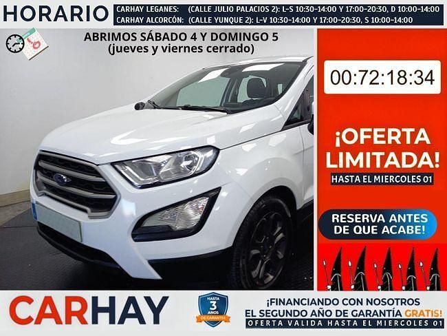 Usado Ford Ecosport Trend 100 CV (73 kW) 2021 Blanco SUV