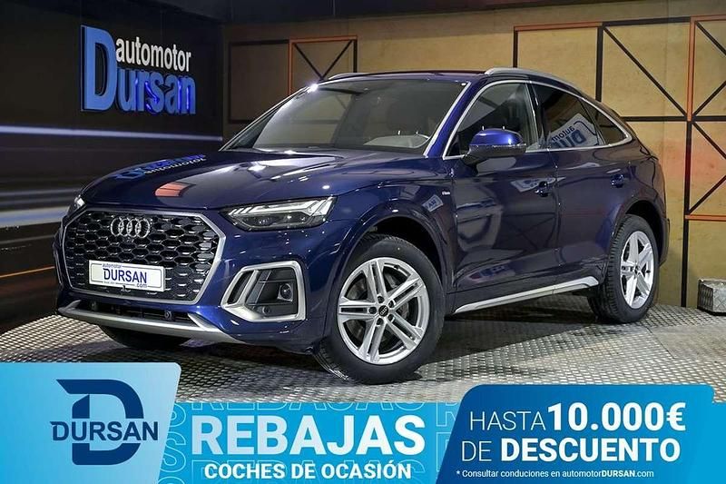 Azul Usado 2022 Audi Q5 S-Line SUV | 42.221 € (Un poco caro) - Imagen 1/4