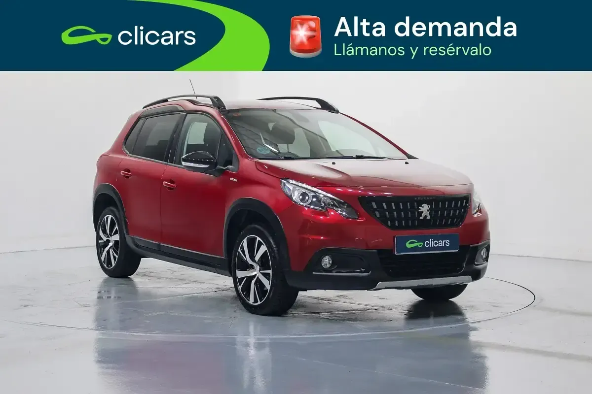 Usado Peugeot 2008 GT-line 130 CV (95 kW) 2018 Rojo SUV