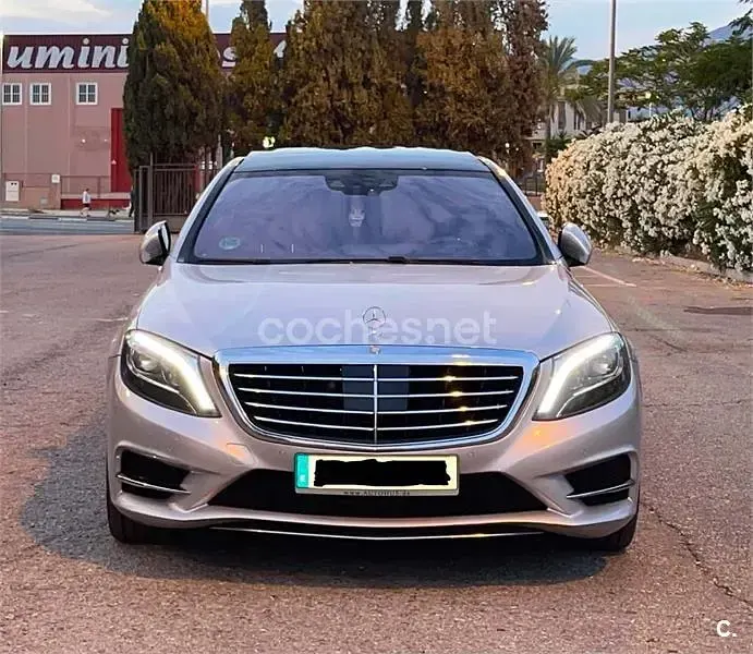 Usado Mercedes S350 258 CV (189 kW) 2015 Gris / plata Berlina