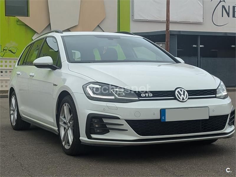 Usado VW Golf VII GTD 184 CV (135 kW) 2018 Blanco Familiar