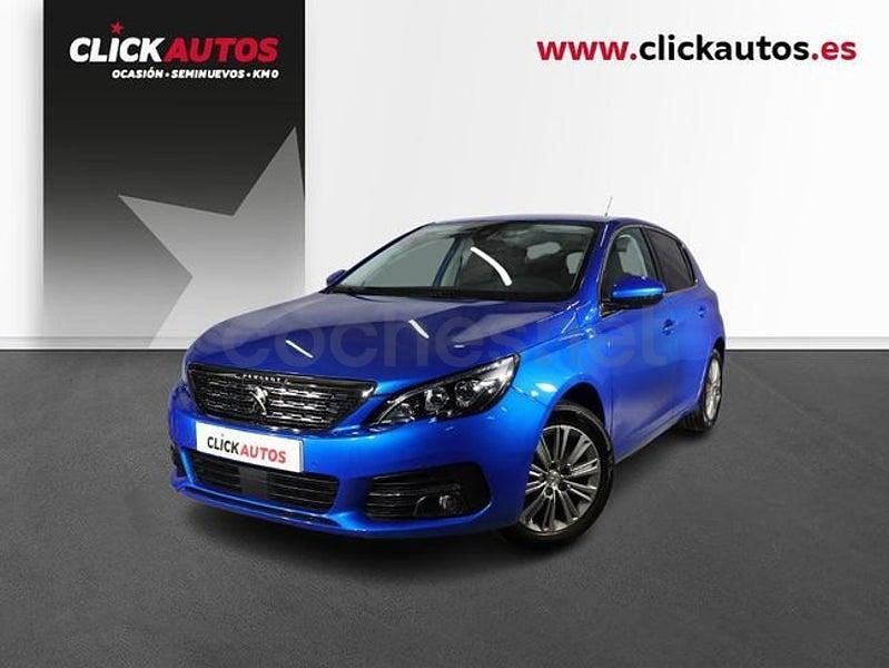 Usado Peugeot 308 Allure 130 CV (95 kW) 2021 Azul Berlina