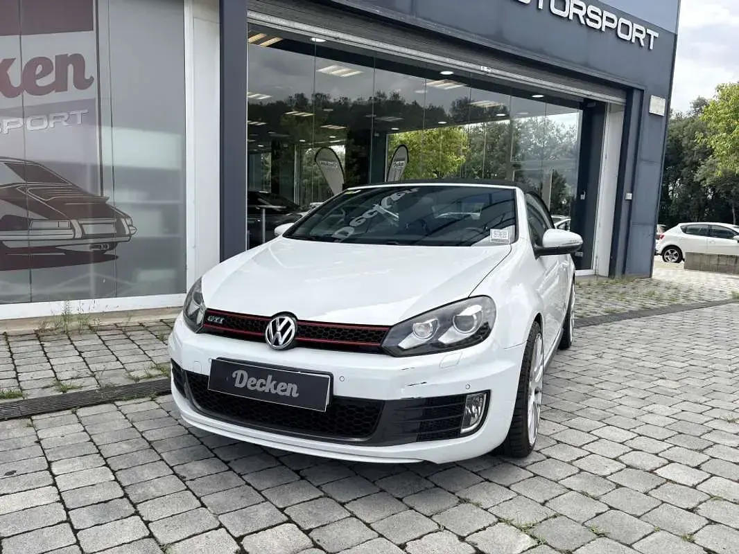 Usado VW Golf Cabriolet GTI 211 CV (155 kW) 2013 Blanco Descapotable