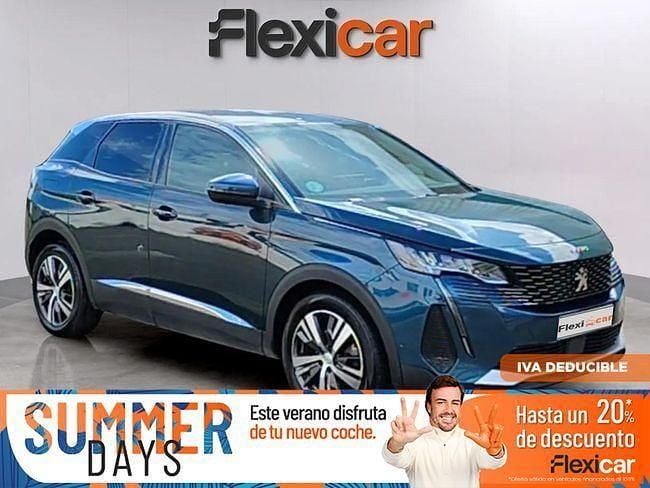 Azul Usado 2021 Peugeot 3008 Allure SUV | 16.390 € (Precio justo) - Imagen 1/4