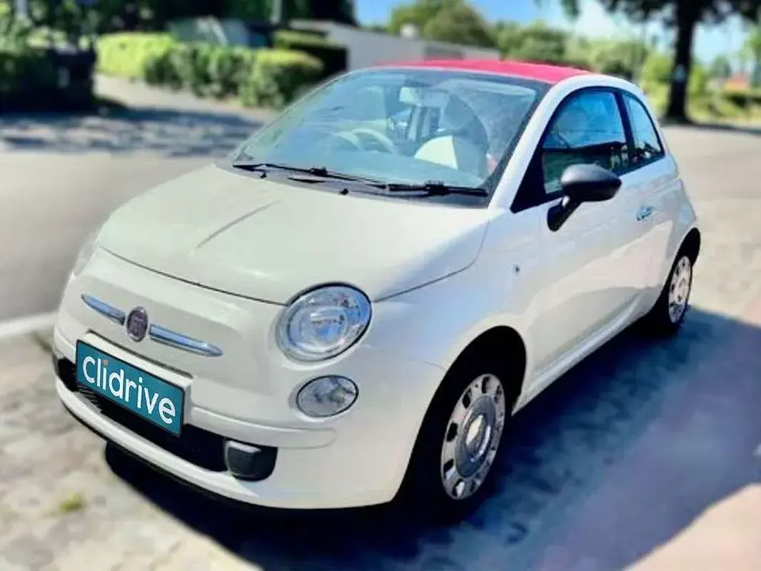Usado Fiat 500C Pop 69 CV (50 kW) 2010 Blanco Descapotable