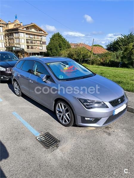 Gris / plata Usado 2016 Seat Leon ST FR Familiar | 17.200 € (Precio justo) - Imagen 1/4