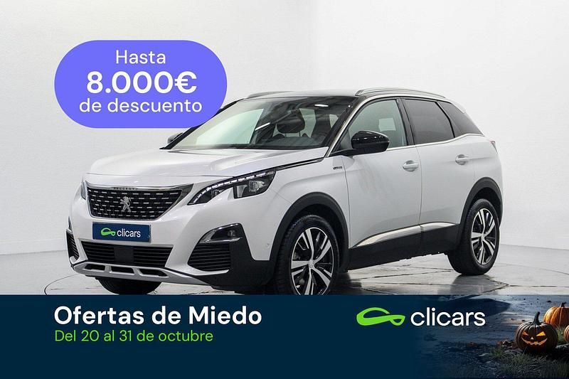 Blanco Usado 2021 Peugeot 3008 GT-line SUV | 19.490 € (Un poco caro) - Imagen 1/4
