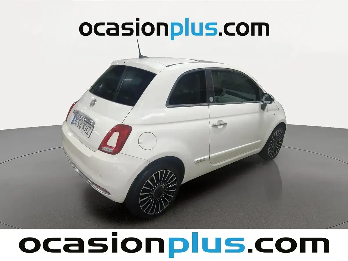 Usado Fiat 500 Lounge 69 CV (50 kW) 2018 Blanco Berlina