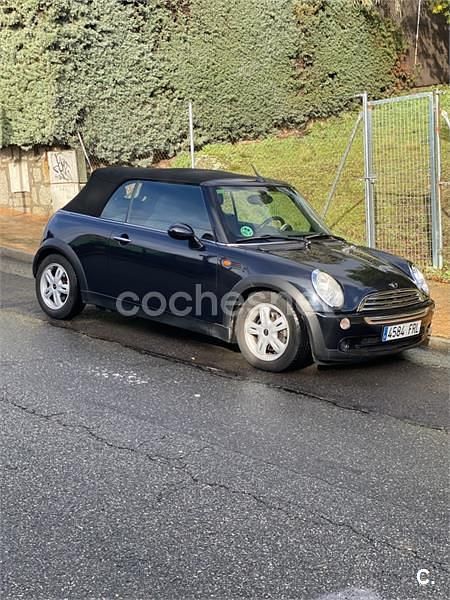 Negro Usado 2008 Mini Cooper Cabriolet Descapotable | 6999 € (Precio justo) - Imagen 1/4