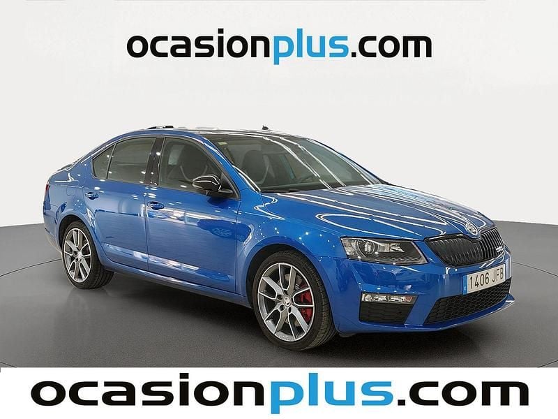 Usado Skoda Octavia RS 184 CV (135 kW) 2015 Azul Utilitario
