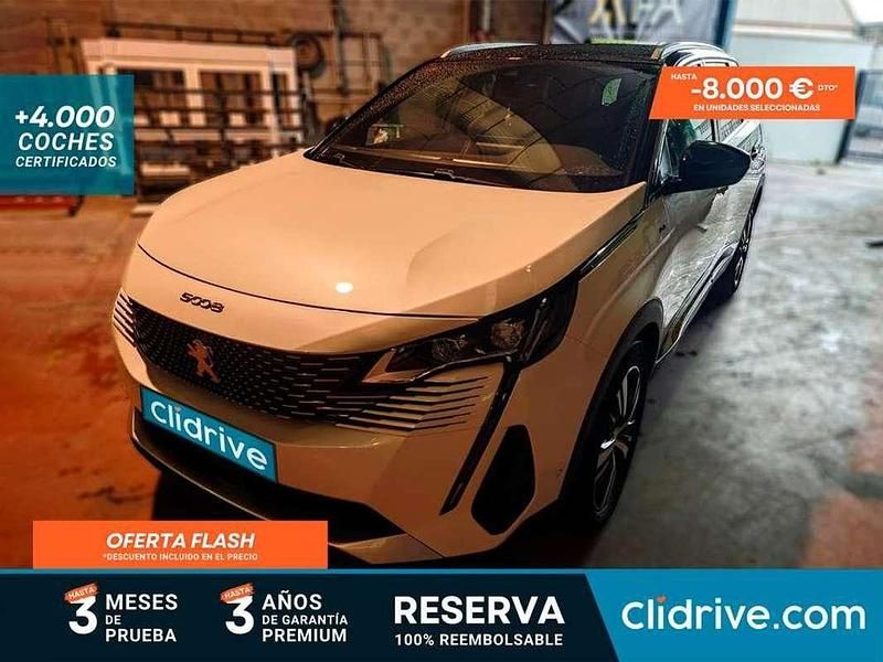 Usado Peugeot 5008 Style 131 CV (96 kW) 2021 Blanco SUV