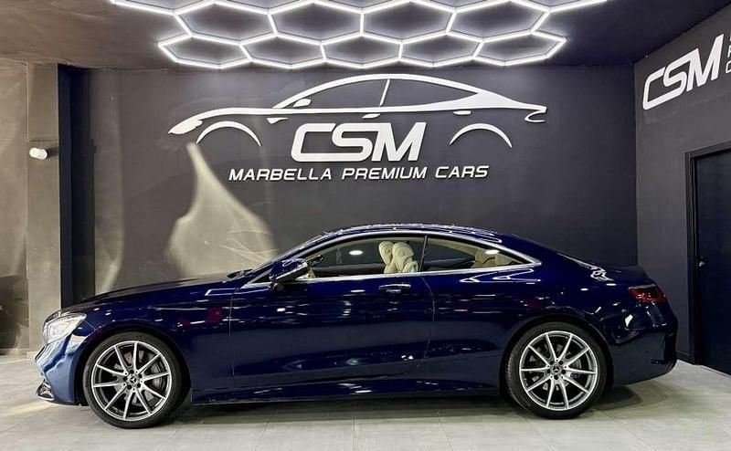 Usado Mercedes S450 367 CV (269 kW) 2018 Azul Berlina