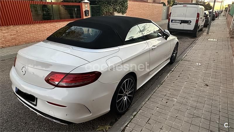 Blanco Usado 2017 Mercedes C250 Descapotable | 23.000 € (Buen precio) - Imagen 1/4