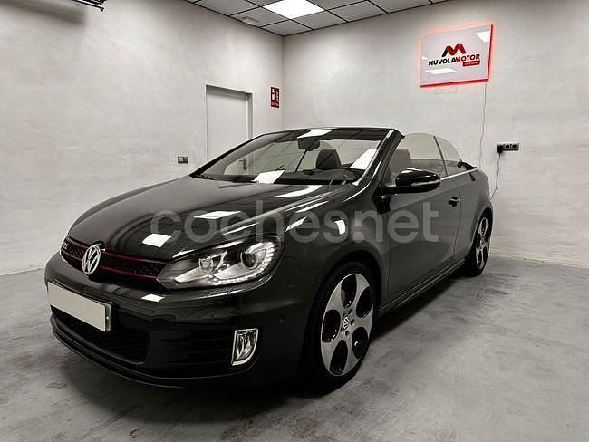 Negro Usado 2014 VW Golf Cabriolet GTI Descapotable | 17.990 € - Imagen 1/4