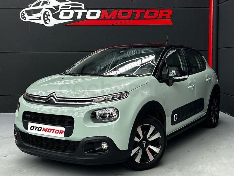 Usado Citroën C3 Feel 82 CV (60 kW) 2017 Verde Berlina