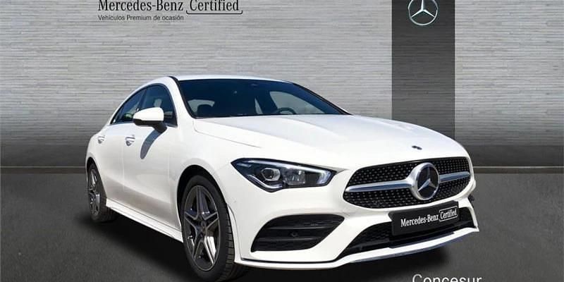 Usado Mercedes CLA200 150 CV (110 kW) 2022 Blanco Berlina