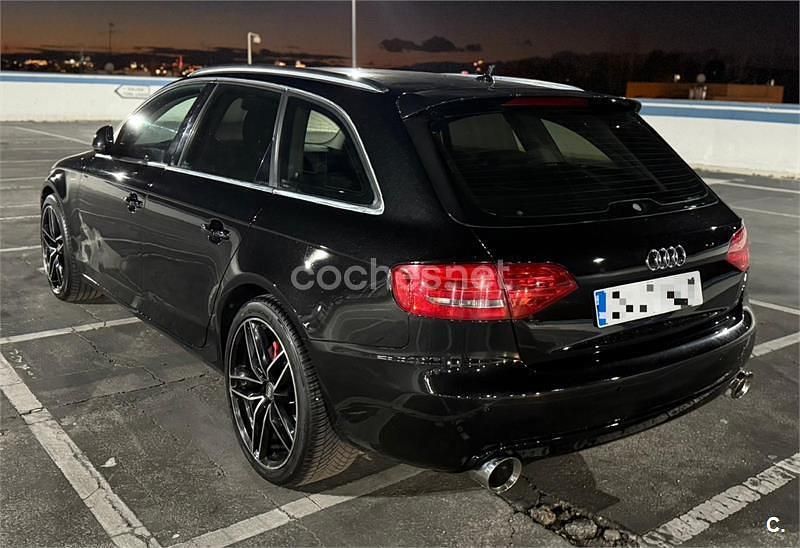 Usado Audi A4 143 CV (105 kW) 2009 Negro Familiar