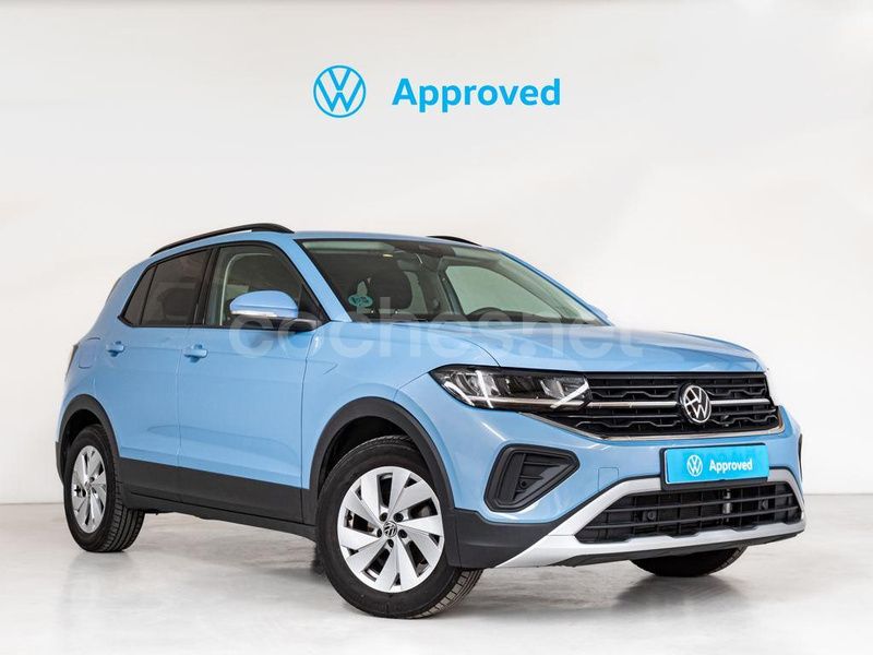 Azul Usado 2024 VW T-Cross Life SUV | 22.990 € (Precio justo) - Imagen 1/4
