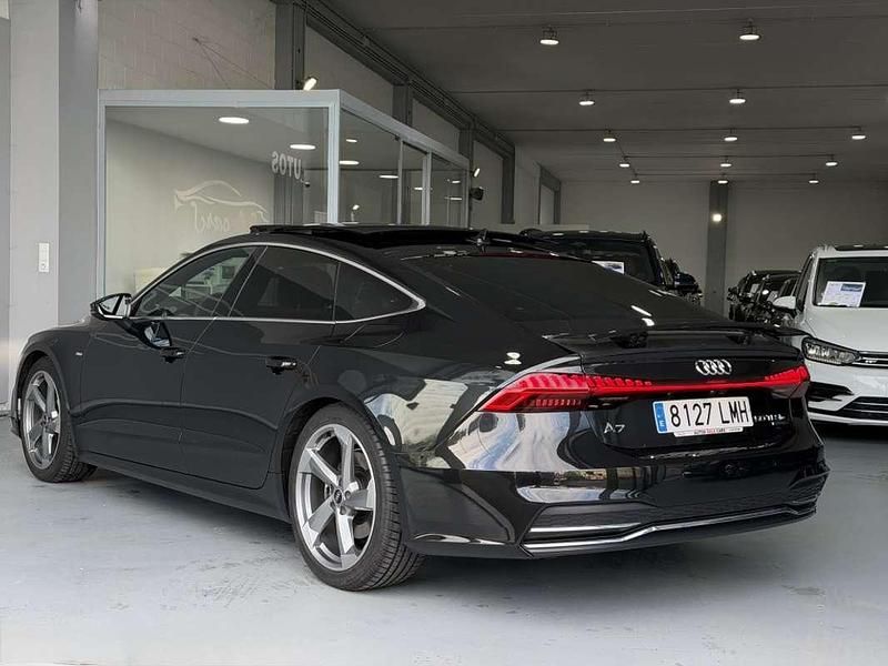Usado Audi A7 S-Line 299 CV (219 kW) 2021 Negro Berlina