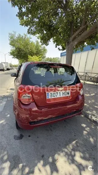 Usado Chevrolet Aveo LS 84 CV (61 kW) 2011 Rojo Berlina