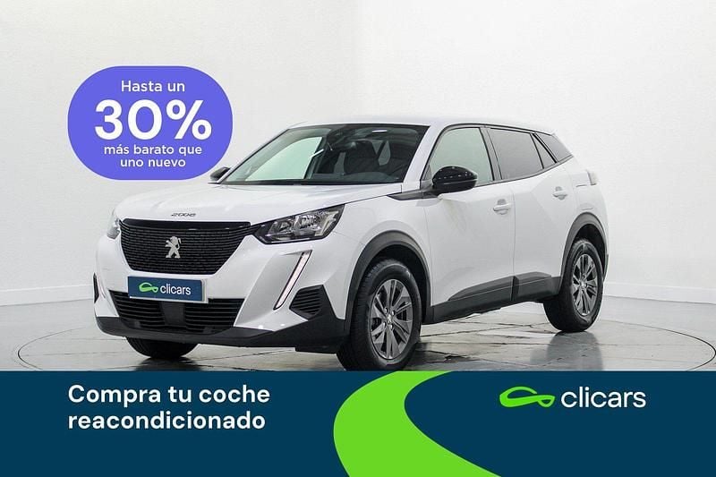 Blanco Usado 2022 Peugeot 2008 Active SUV | 14.790 € (Precio justo) - Imagen 1/4