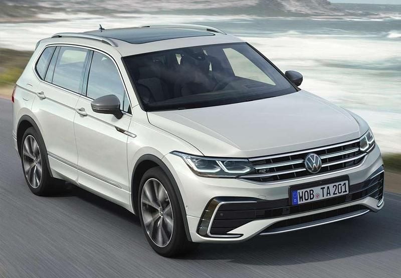 Usado VW Tiguan Allspace R-line 150 CV (110 kW) 2020 Gris SUV