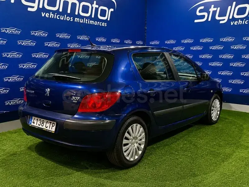 Usado Peugeot 307 110 CV (80 kW) 2004 Azul Berlina