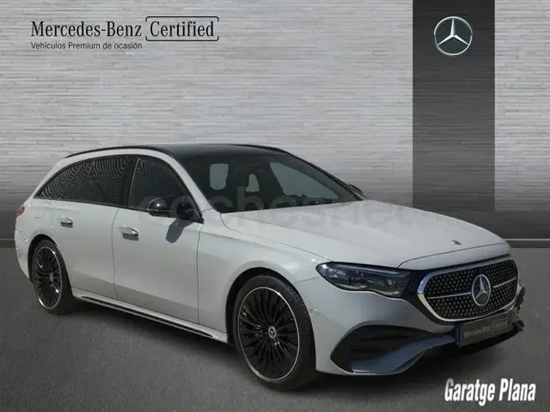 Usado Mercedes E300 313 CV (230 kW) 2026 Gris / plata Familiar