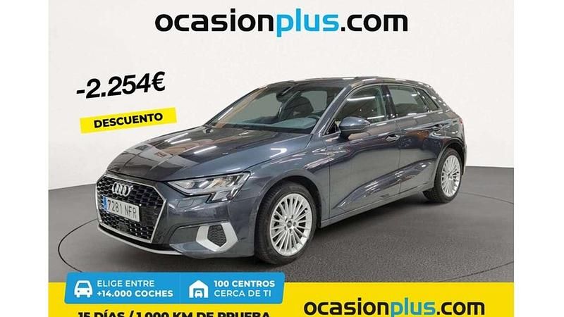 Gris Usado 2023 Audi A3 Sportback Advanced Utilitario | 22.546 € (Buen precio) - Imagen 1/4